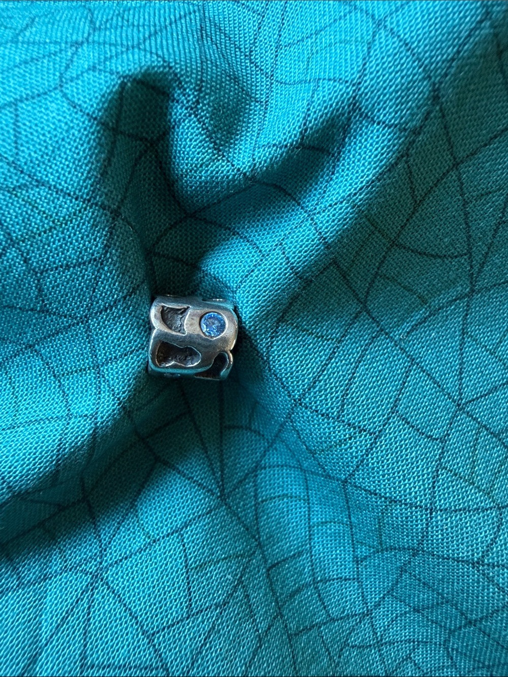 Pandora “Blue Pond” Silver Charm